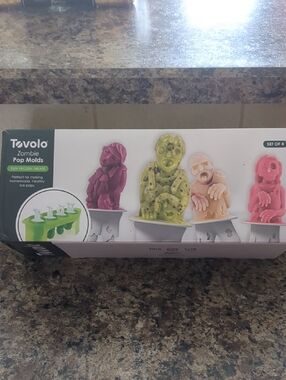 Tovolo Zombie Pop Molds - Colorful Silicone Ice Pop Set